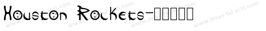 Houston Rockets字体转换